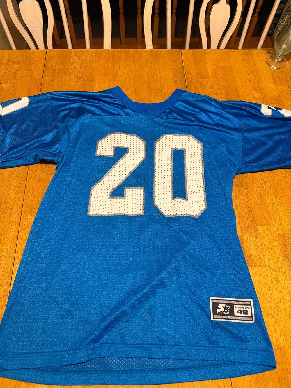 STARTER Men’s Barry Sanders Size Jersey
